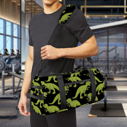 Tyrannosaurus Rex Pattern Print Gym Bag