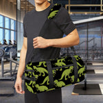 Tyrannosaurus Rex Pattern Print Gym Bag