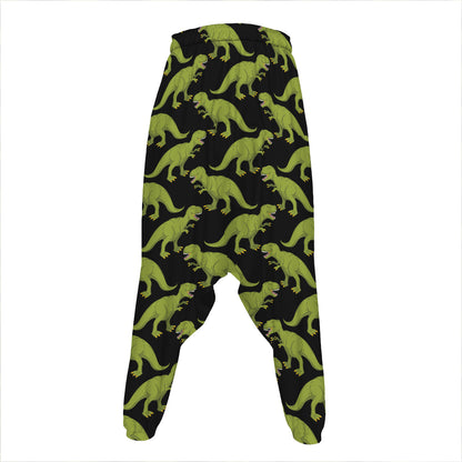 Tyrannosaurus Rex Pattern Print Hammer Pants