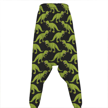 Tyrannosaurus Rex Pattern Print Hammer Pants