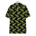 Tyrannosaurus Rex Pattern Print Hawaiian Shirt