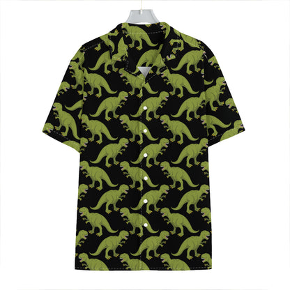 Tyrannosaurus Rex Pattern Print Hawaiian Shirt