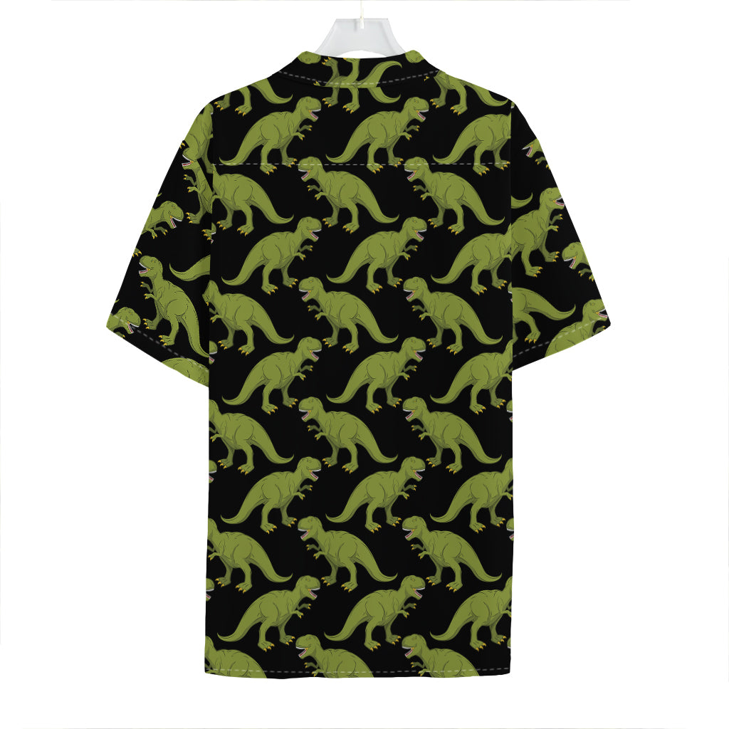 Tyrannosaurus Rex Pattern Print Hawaiian Shirt