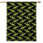 Tyrannosaurus Rex Pattern Print House Flag