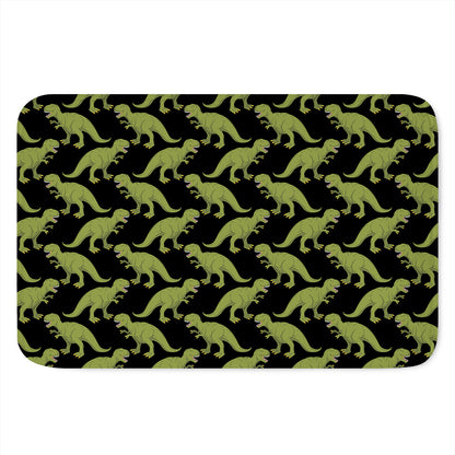 Tyrannosaurus Rex Pattern Print Indoor Door Mat