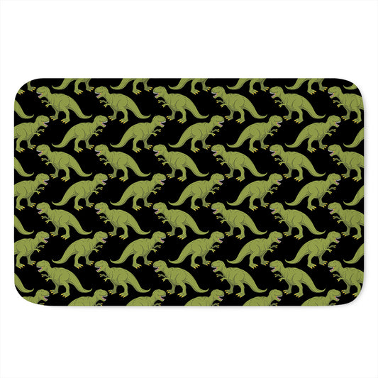 Tyrannosaurus Rex Pattern Print Indoor Door Mat