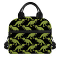 Tyrannosaurus Rex Pattern Print Insulated Lunch Bag