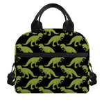 Tyrannosaurus Rex Pattern Print Insulated Lunch Bag