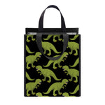 Tyrannosaurus Rex Pattern Print Insulated Lunch Tote
