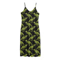Tyrannosaurus Rex Pattern Print Jersey Midi Cami Dress