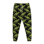 Tyrannosaurus Rex Pattern Print Jogger Pants