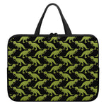 Tyrannosaurus Rex Pattern Print Laptop Sleeve With Handle