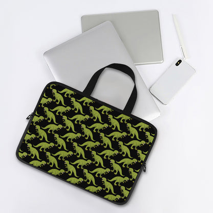 Tyrannosaurus Rex Pattern Print Laptop Sleeve With Handle