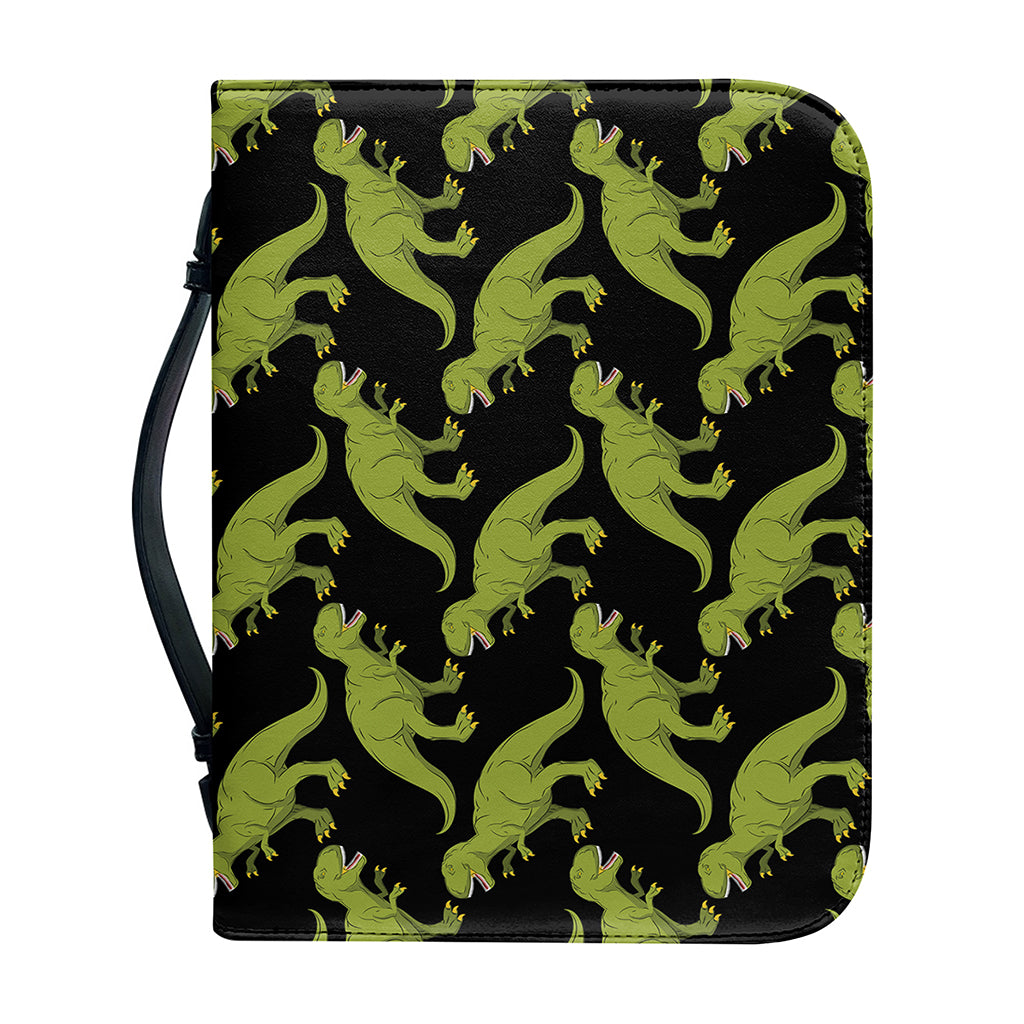 Tyrannosaurus Rex Pattern Print Leather Bible Cover