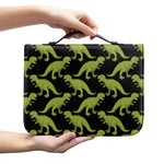 Tyrannosaurus Rex Pattern Print Leather Bible Cover