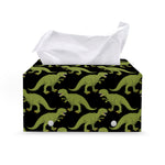 Tyrannosaurus Rex Pattern Print Leather Tissue Box Cover