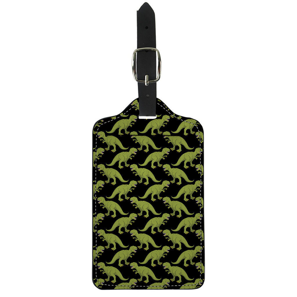 Tyrannosaurus Rex Pattern Print Luggage Tag
