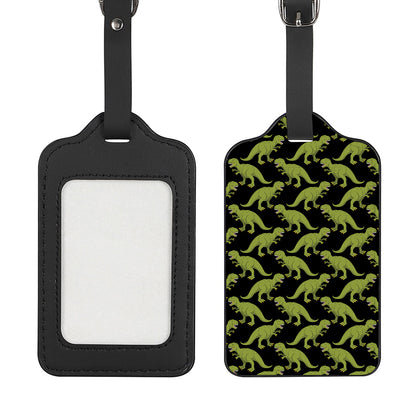 Tyrannosaurus Rex Pattern Print Luggage Tag