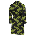 Tyrannosaurus Rex Pattern Print Men's Bathrobe
