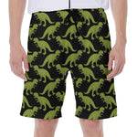 Tyrannosaurus Rex Pattern Print Men's Beach Shorts