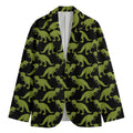 Tyrannosaurus Rex Pattern Print Men's Blazer