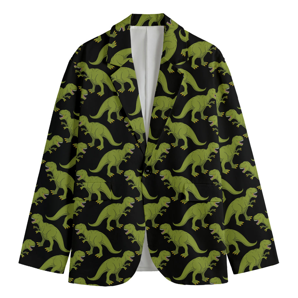 Tyrannosaurus Rex Pattern Print Men's Blazer