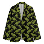 Tyrannosaurus Rex Pattern Print Men's Blazer