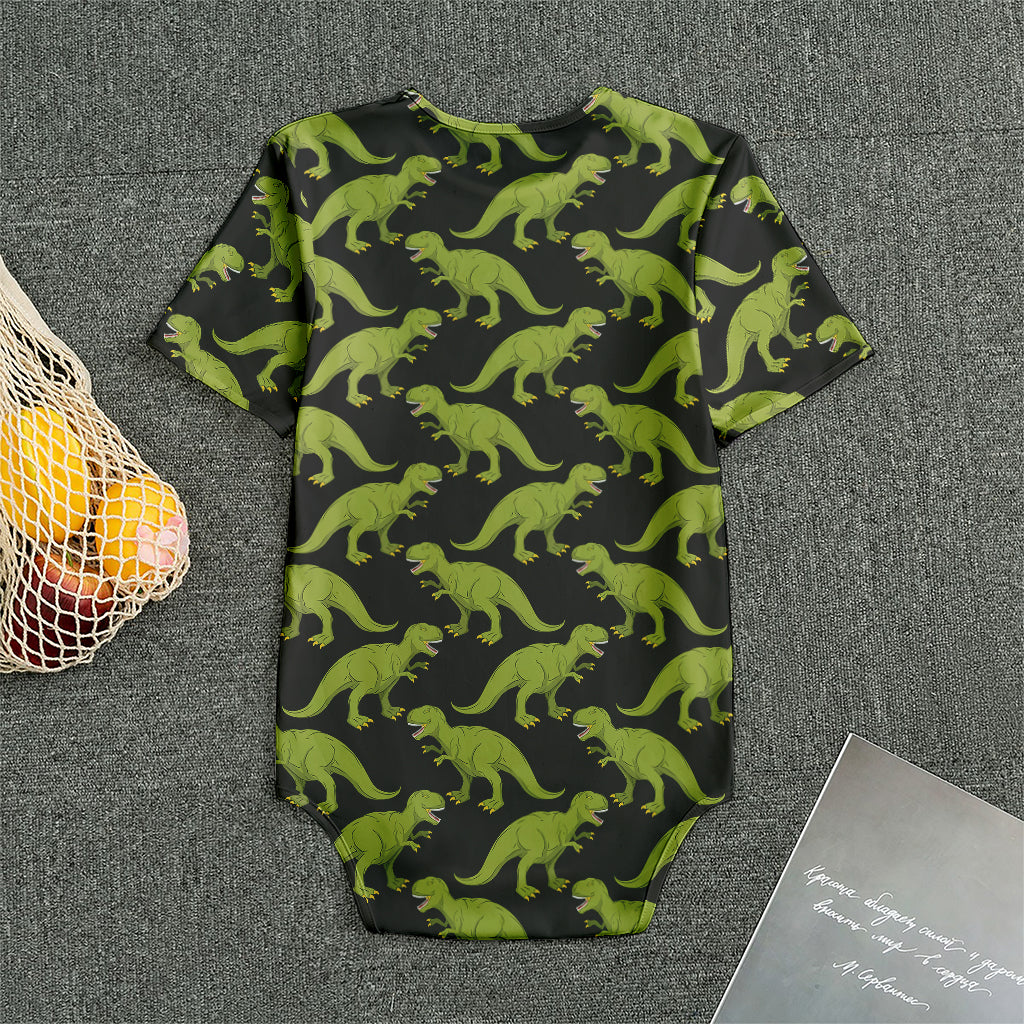 Tyrannosaurus Rex Pattern Print Men's Bodysuit