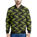Tyrannosaurus Rex Pattern Print Men's Bomber Jacket