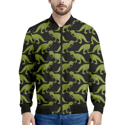 Tyrannosaurus Rex Pattern Print Men's Bomber Jacket