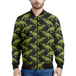 Tyrannosaurus Rex Pattern Print Men's Bomber Jacket