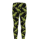 Tyrannosaurus Rex Pattern Print Men's leggings