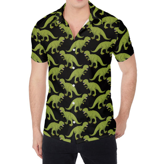 Tyrannosaurus Rex Pattern Print Men's Shirt