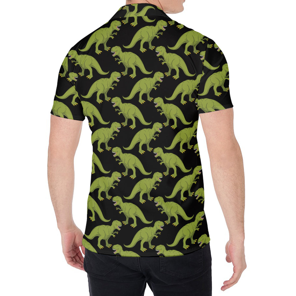Tyrannosaurus Rex Pattern Print Men's Shirt