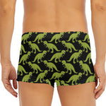 Tyrannosaurus Rex Pattern Print Men's Short Boxer Briefs