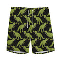 Tyrannosaurus Rex Pattern Print Men's Athletic Shorts