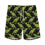 Tyrannosaurus Rex Pattern Print Men's Sports Shorts