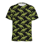 Tyrannosaurus Rex Pattern Print Men's Sports T-Shirt