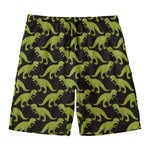 Tyrannosaurus Rex Pattern Print Men's Swim Trunks