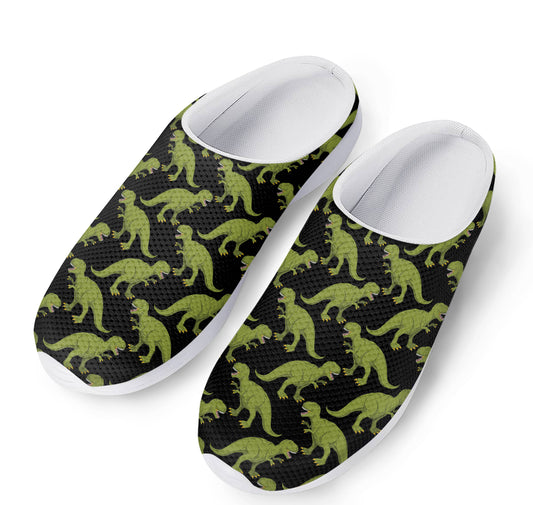 Tyrannosaurus Rex Pattern Print Mesh Casual Shoes