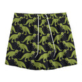 Tyrannosaurus Rex Pattern Print Mesh Shorts