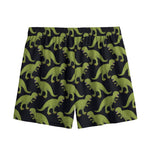 Tyrannosaurus Rex Pattern Print Mesh Shorts