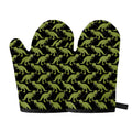 Tyrannosaurus Rex Pattern Print Oven Mitts