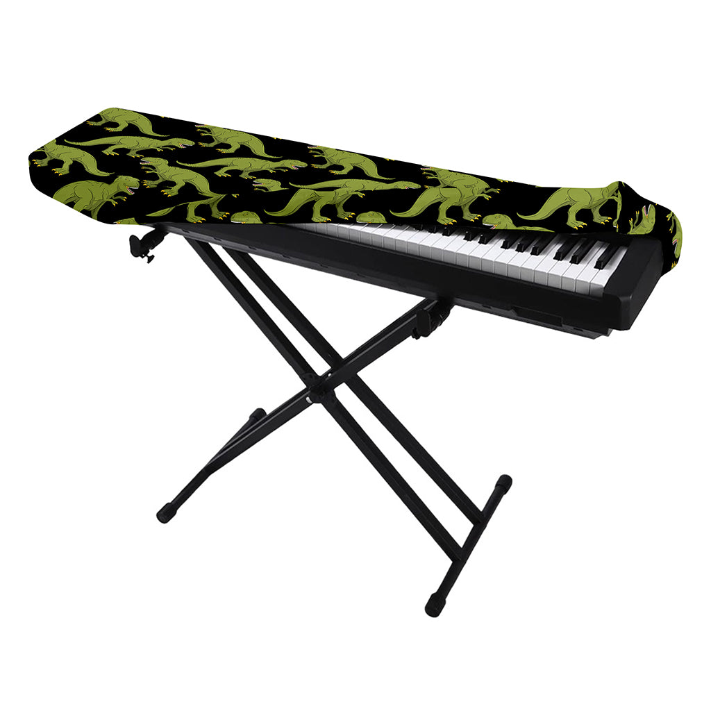 Tyrannosaurus Rex Pattern Print Piano Keyboard Cover