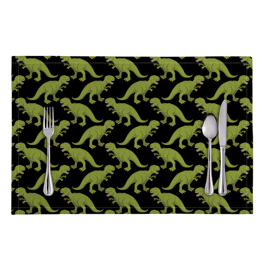 Tyrannosaurus Rex Pattern Print Placemat