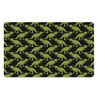Tyrannosaurus Rex Pattern Print Polyester Doormat