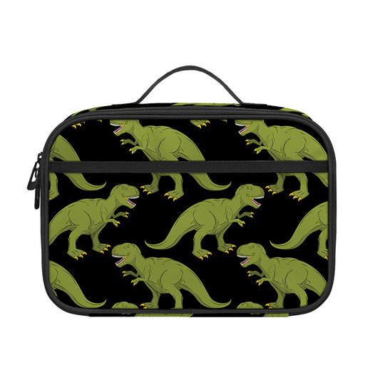 Tyrannosaurus Rex Pattern Print Portable Lunch Bag