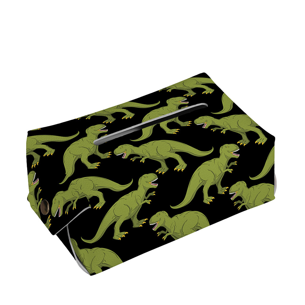 Tyrannosaurus Rex Pattern Print Rectangle Tissue Box Cover