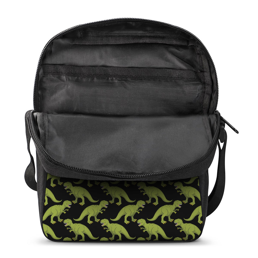Tyrannosaurus Rex Pattern Print Rectangular Crossbody Bag