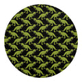 Tyrannosaurus Rex Pattern Print Round Blanket
